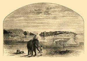 Kilátás az Indusra, 1890. alkotó: Unbekannt