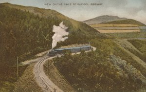 Kilátás a Vale of Rheidol vasútra, 20. század eleje. alkotó: Unbekannt