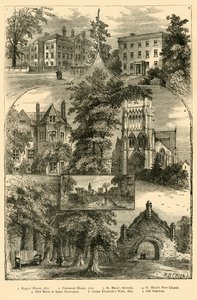 Nézetek itt: Stoke Newington, 1876. alkotó: Unbekannt