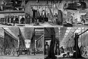 Kilátás a Royal Small Arms Factory-ban, Enfield, c1880 alkotó: Unbekannt