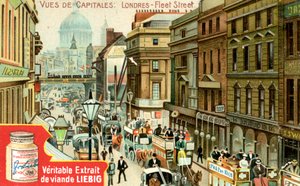Kilátás a fővárosokról: Fleet Street, London, c1900 alkotó: Unbekannt