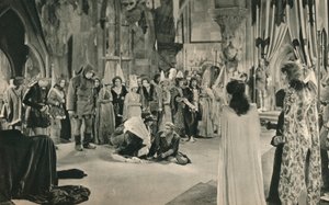 Villon John Barrymore-t halállal fenyegette XI. Lajos, 1927 alkotó: Unbekannt