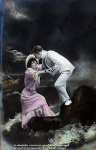 Vintage francia képeslap, c1900 alkotó: Unbekannt