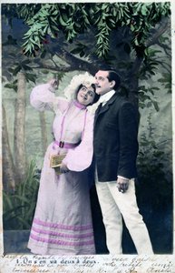 Vintage francia képeslap, c1900 alkotó: Unbekannt