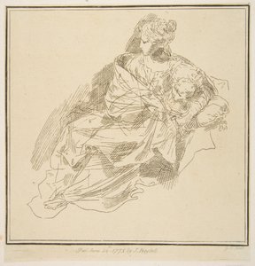 Szűz és gyermek, 1775. alkotó: Unbekannt