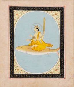 Visnu, mint a hal avatar, Matszja, 1805-1815 alkotó: Unbekannt