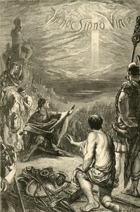 A kereszt látomása Saxa Rubrában, 1890. alkotó: Unbekannt