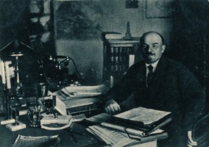 Vlagyimir Ilics Lenin, orosz bolsevik vezető, Moszkva, Oroszország, 1922. október 7. alkotó: Unbekannt