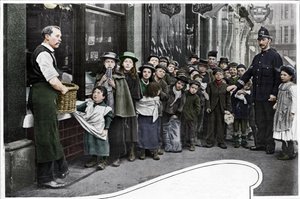 Élelmiszercsomagokat várunk, Cheapside, c1903 1903 alkotó: Unbekannt