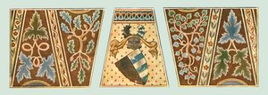 Falfestmények a St Gieri templomban, Rhazuns, Grisons, Svájc, 1928. alkotó: Unbekannt