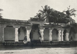 Egy hindu templom előcsarnoka, Ceylon, 1926 alkotó: Unbekannt