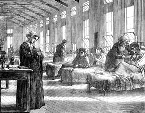 A Hampstead Himlőkórház osztálya, 1871 alkotó: Unbekannt