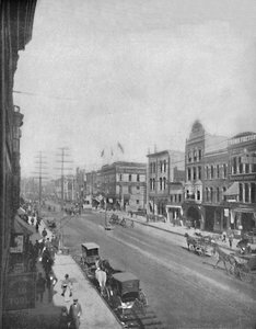 Washington Avenue, Minneapolis, Minnesota, 1897. alkotó: Unbekannt