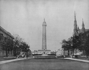 Washingtoni emlékmű, Baltimore, 1897. alkotó: Unbekannt