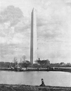 Washingtoni emlékmű, Washington DC, USA, 1900. alkotó: Unbekannt