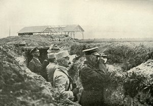 A franciaországi csata megtekintése, c1915, 1919. alkotó: Unbekannt
