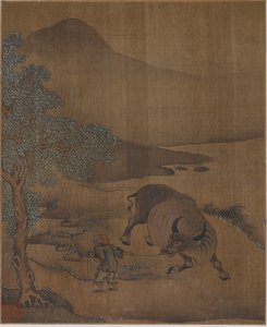 Vízibivaly és Herdboy, valószínűleg Ming-dinasztia, 1368-1644. alkotó: Unbekannt
