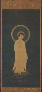Amida Buddha Raigo érkezése, 12701333 körül. alkotó: Unbekannt