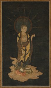 Jizo Bosatsu üdvözlő származása, 1200-as évek. alkotó: Unbekannt