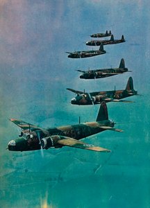 Wellington Bombers in Formation, 1940 alkotó: Unbekannt