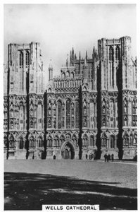 Wells-i székesegyház, Wells, Somerset, Anglia, 1936 alkotó: Unbekannt