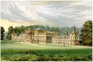 Wentworth Woodhouse, Yorkshire, Earl Fitzwilliam otthona, 1880 alkotó: Unbekannt