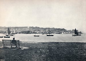 West Cowes – Kilátás East Cowes-ból, 1895 alkotó: Unbekannt