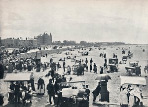 Weston-Super-Mare – Nyári jelenet a homokon, 1895 alkotó: Unbekannt