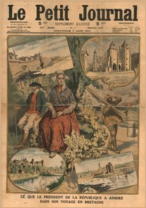 Amit az elnök csodált bretagne-i útja során, 1914-ben. alkotó: Unbekannt