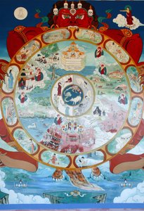 Samsara kereke. Ezer Buddha temploma. Toulon sur Arroux Franciaország alkotó: Unbekannt
