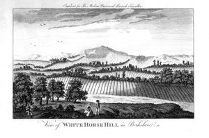 White Horse Hill, Berkshire, 18. század vége alkotó: Unbekannt