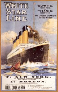 White Star Line. Titanic és Olimpia, c. 1911 alkotó: Unbekannt