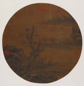 Homokpadra ereszkedő vadludak, esetleg Ming-dinasztia, 1368-1644. alkotó: Unbekannt