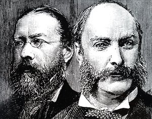William Henry Preece és John William Strutt. alkotó: Unbekannt