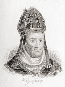 William Waynflete született William Patten, c. 1398-1486. alkotó: Unbekannt