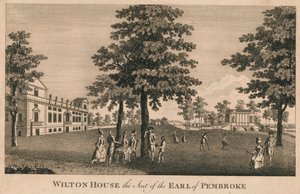 Wilton House, Pembroke grófjának székhelye, 1779. alkotó: Unbekannt
