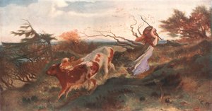 Wind on the Wold, 1863, c1902. alkotó: Unbekannt