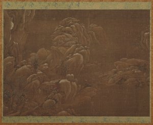 Téli táj, Ming vagy Qing dinasztia, XV-XVIII. alkotó: Unbekannt