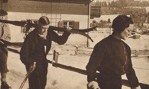 Téli sport, Ausztria, 1935, 1937 alkotó: Unbekannt