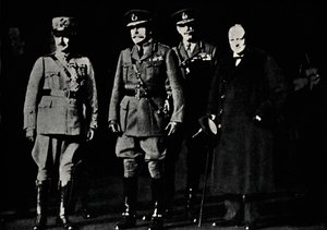 Diaz tábornokkal és Haig tábornagykal, 1919, 1945. alkotó: Unbekannt
