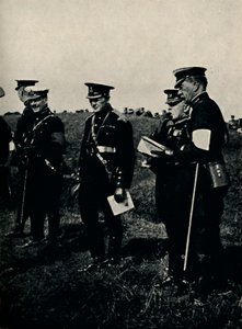 French tábornokkal a hadsereg manővereiben, 1912, 1945. alkotó: Unbekannt