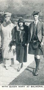 Mária királynővel Balmoralban, 1924 1937 alkotó: Unbekannt
