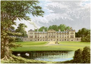 Woburn Abbey, Bedfordshire, Bedford hercegének otthona, 1880 alkotó: Unbekannt