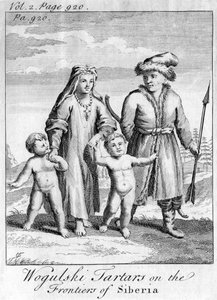 Wokulski tatárok Szibéria határain, 1740 alkotó: Unbekannt