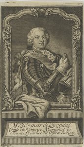 Woldemar Freiherr von Löwendal 1660-1740, 1748 előtt. alkotó: Unbekannt