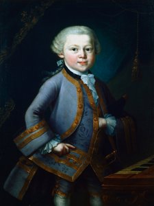 Wolfgang Amadeus Mozart osztrák zeneszerző, 1761 alkotó: Unbekannt