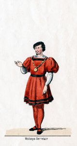 Wolseys titkár, Shakespeare drámájának jelmezterve, VIII. Henrik, XIX. alkotó: Unbekannt