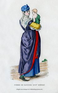 A franciaországi Bayonne-i nő, 16. század 1882-1884 alkotó: Unbekannt