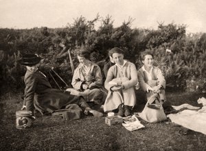 Piknikező nők, 20. század alkotó: Unbekannt