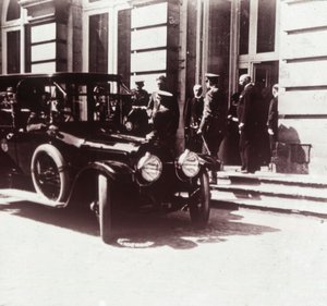 Woodrow Wilson és I. Albert király, c1914-c1918 alkotó: Unbekannt